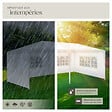 TECTAKE - Pavillon imperméable NOVARA avec 5 côtés blanc - vignette