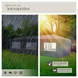 TECTAKE - Pavillon imperméable MIRAMAS avec 8 côtés gris - vignette