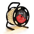 ASLO - Ruban LED 12W sur Enrouleur 25m - Guirlande Lumineuse Blanche 4000K - Pour Intérieur Extérieur Façade Maison Evènement ASLO - vignette