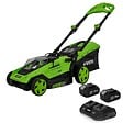 VITO - Tondeuse à gazon 40V - 2 Batteries lithium 3.0Ah Chargeur double Moteur Brushless 600m2 VITO - vignette