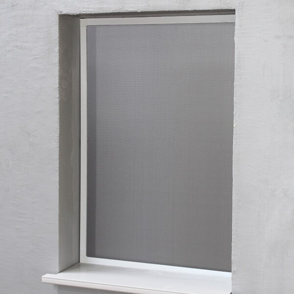 VOLET-MOUSTIQUAIRE - Moustiquaire Cadre Amovible Alu 100 cm x 100 cm Blanc - large