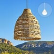 LUMISKY - Suspension nomade FREYA LONG NOMAD D50 cm - vignette