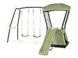 EXIT TOYS - Aire de jeux Ivy avec toboggan et double balançoire - Exit Toys - vignette