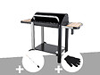 SOMAGIC - Barbecue charbon Vulcano 3000 + Kit tournebroche + Gant de protection - Somagic - vignette