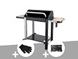 SOMAGIC - Barbecue charbon Vulcano 3000 + Gant de protection + Malette 8 accessoires inox - Somagic - vignette
