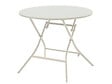 HESPERIDE - Table de jardin ronde Greensboro 4 places Argile - Hespéride - vignette