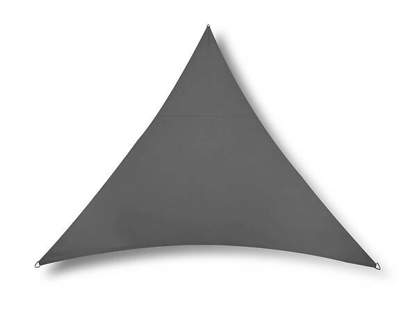 JARDILINE - Voile d'ombrage triangulaire RIVAGE Ardoise - 3,60 x 3,60 m - Qualité Premium Jardiline - large