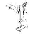 GROHE - Pommeau de douche Rainshower Smartactive 130 3 jets avec barre - vignette