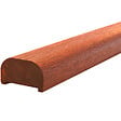 PLUS A/S - Main courante bois d'acajou - 199x6x3,6cm - Naturel - vignette