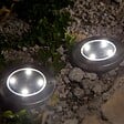 LUMI JARDIN - 8 Balises solaires rondes DECKY D12cm 40LM - vignette