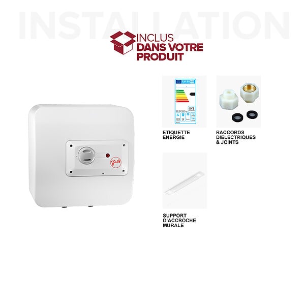 ARISTON - Chauffe-eau sur évier 30 l FAIS - large