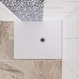 AICA SANITAIRE - Receveur de douche 80x100cm extra-plat antidérapant avec une grille en ABS - vignette