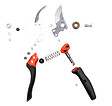 BAHCO - Sécateur ergo rot. taille m-3 BAHCO - PXR-M3 - vignette