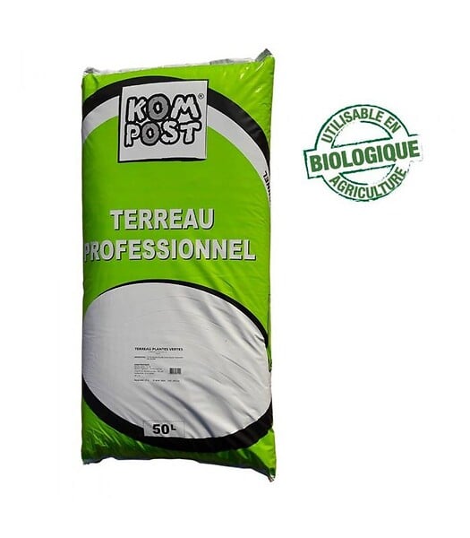 RACINE - Terreau plantes vertes, 10 sacs de 50L - PRO12-10x50 - large