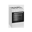 BEKO - cuisinière gaz 64l 4 feux blanc - FBG62121WD - vignette