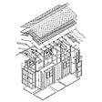TIMBELA - Abri de Jardin Qualité Premium 11,47 m² - H252x250x530 cm - Construction de Panneaux LP Smartside - Timbela M915C-TERRA BROWN - vignette