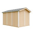 TIMBELA - Abri de Jardin Qualité Premium 8,68 m² - H252x250x412 cm - Construction de Panneaux LP Smartside - Timbela M914A-HARVEST HONEY - vignette