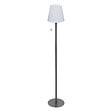 ATMOSPHERA - Lampadaire d'extérieur LED rechargeable USB base acier Gris Foncé D 18 x L 105.5 cm - vignette