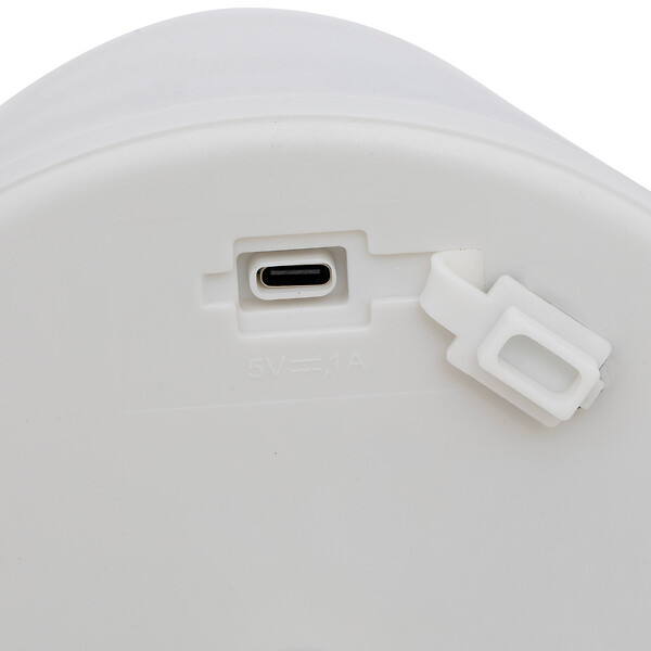 ATMOSPHERA - Lampe d'extérieur LED rechargeable USB base acier Beige D 16 x H 30 cm - large