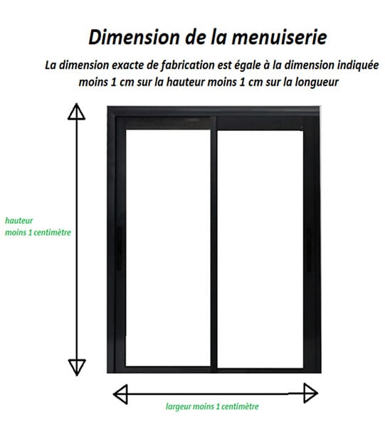 GD MENUISERIES - Fenetre Coulissante Aluminium H105 x L100 cm Gris Gris Anthr 2 vantaux - large