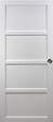 GD MENUISERIES - Porte Coulissante Tamera blanc H204 x L63 cm, Coquilles - vignette