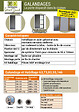 GD MENUISERIES - Porte Coulissante Atelier Noir H204 x L93 cm, Galandage, kit de finition - vignette