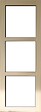 GD MENUISERIES - Porte Coulissante bois Ayous Vitrage transparent H204 x L73 cm - vignette