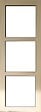 GD MENUISERIES - Porte Coulissante bois Ayous Vitrage transparent H204 x L73 cm - vignette