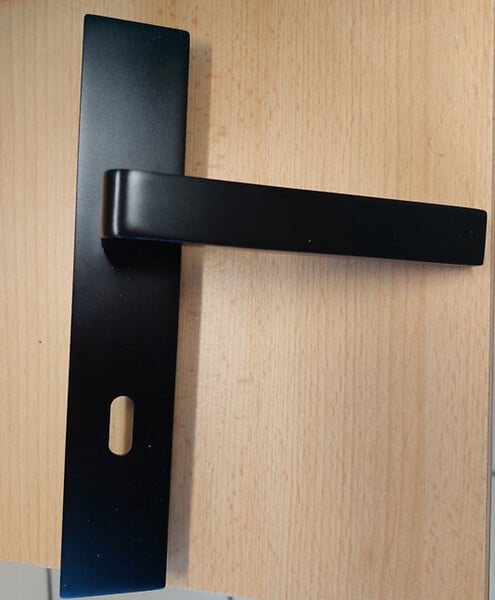 GD MENUISERIES - Bloc Porte Tana Vitrée Blanc H204 x L73 cm Côte Tableau P.Droit,Poignee - large