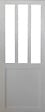 GD MENUISERIES - Porte Coulissante Atelier Blanc H204 x L83 cm - vignette