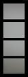 GD MENUISERIES - Porte Coulissante Telia Noir Vitrée H204 x L83 cm, Rail Alu - vignette