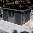 BARAC - Abri de jardin - Bois composite - Onyx 43 - 11,44m2 - vignette