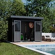 BARAC - Abri de jardin en bois composite Onyx 32 - Surface utile : 5.60m² - vignette