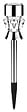 GALIX - Balise solaire inox verre - hauteur 36cm - vignette