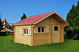 HABRITA - Abri de jardin - Bois - 60mm - 17.22m2 - vignette