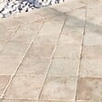 JARDINAT - Pave travertin classic mix vieilli 1er choix 15,2x15,2x3cm - vignette