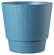 DEROMA - Cache-Pot Plissé Vinca 18cm - vignette