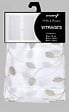 DYLREV - Paire de vitrage étamine brodée lurex 60x120 gris - vignette