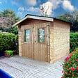 HABRITA - Abri de jardin - Bois - 28mm - 4.87m2 - vignette