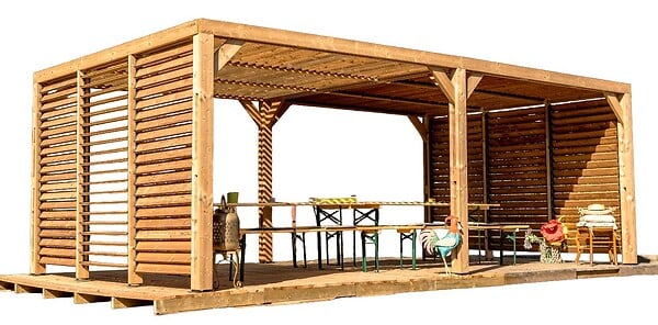 HABRITA - Pergola - Bois - 20.93m2 - large