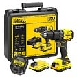 STANLEY Fatmax - Perceuse Visseuse STANLEY Fatmax SFMCD715D2K-QW 18V V20 Brushless - vignette