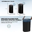 KITCHEN MOVE - Poubelle automatique inox MAJESTIC noir 68L - vignette