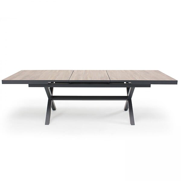 OVIALA - Table extensible 10 places en aluminium et céramique - Tivoli - large