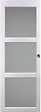 GD MENUISERIES - Porte Coulissante Kenya blanc Vitrée H204 x L93 cm, Coquilles - vignette