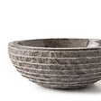 MG VALENCI - Vasque en marbre naturel   HORTA grey   40x40x15 cm - vignette
