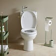 GODART - WC à poser avec lave-mains intégré sans bride sortie horizontale Opale - vignette