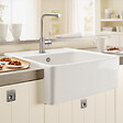VILLEROY ET BOCH - Evier timbre office 1 bac Villeroy et Boch Tradition Pure Black avec vidage automatique - vignette