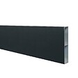 DECKLINEA - Kit Clôture Ajourée Aluminium OLINDA Anthracite 18,33x1,8m Poteaux sur Platines - Dimension des Lames : 21x100x1780 mm - Brise vue - Palissade - vignette