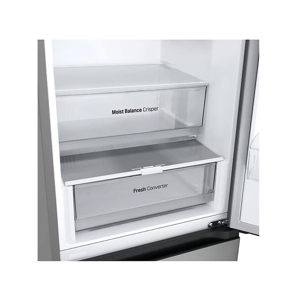 LG - réfrigérateur combiné 60cm 344l nofrost gris - GBV3100EPY - large