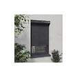 VOLET-MOUSTIQUAIRE - Volet solaire alu radio H 130 cm x L 120 cm Gris - vignette